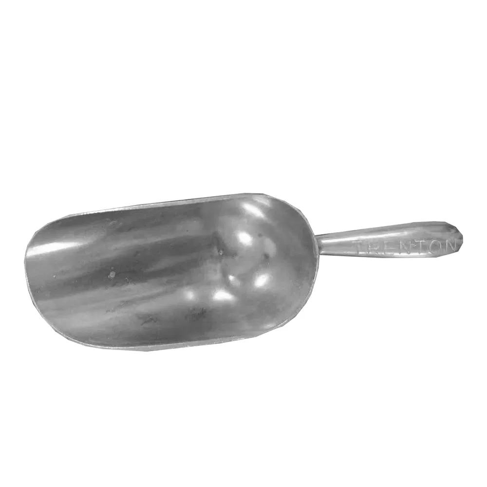 OEM Aluminum Alloy Metal Food/Ice Scoop for Home/Hotel/Bar/Buffet with Flat/Round Bottom