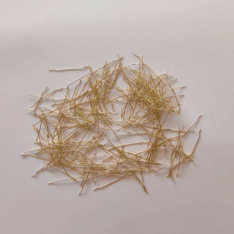 Micro Copper Brass Coated Steel Wire Steel Fiber for Uhpc