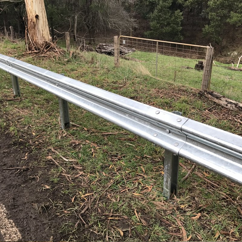 Galvanized Steel W-Beam Farm Guardrail