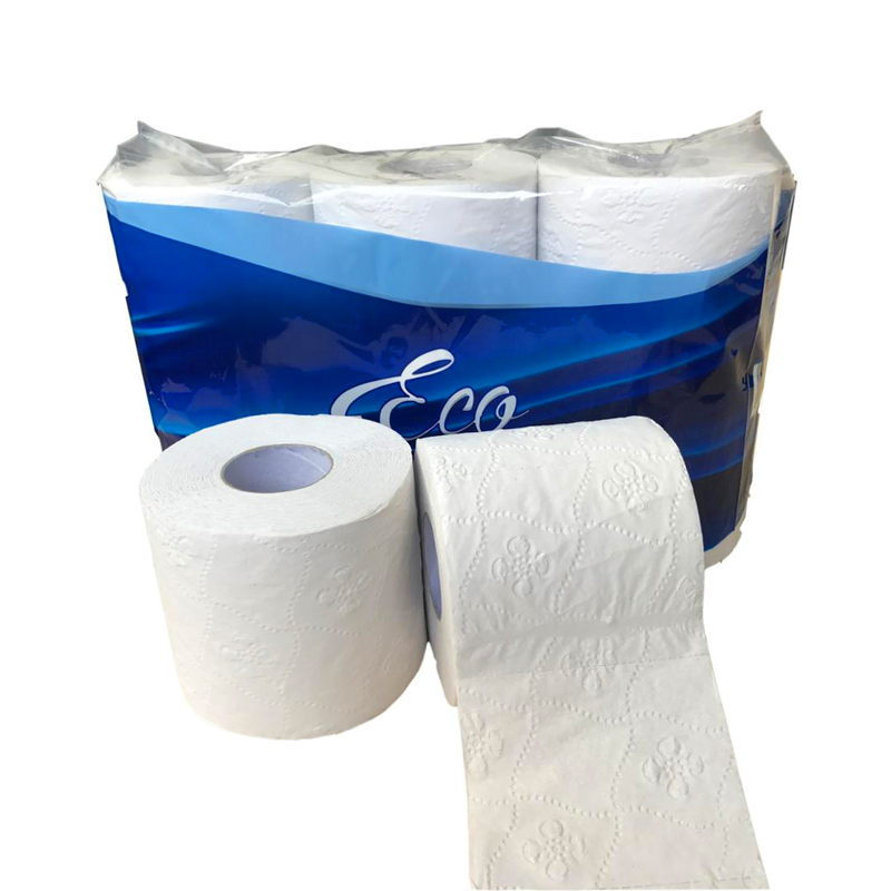 Custom Logo Eco Friendly Water Soluble Toilet Paper 1 Layers Tissue Roll Disposable 2ply Toilet Paper