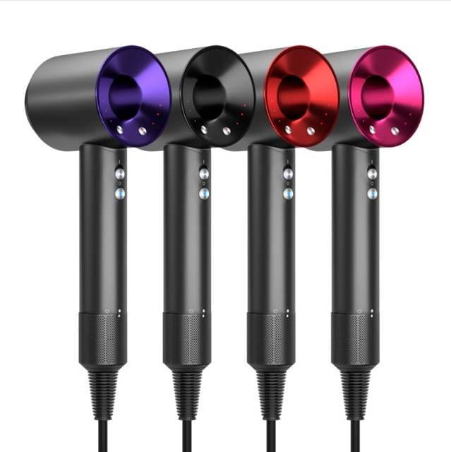 Professional Ionic Hair Dryer Powerful 1600W Fast Drying Low Noise