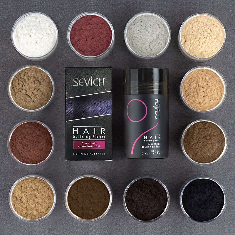 New Arrival Instant Keratin Building Loss Dye Powder Fiber Wigs