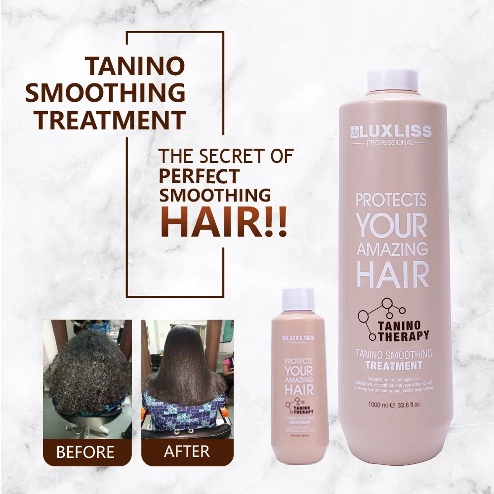 Luxliss Private Label Wholesale Moisturizing Straight Hair Cream Tanino Hair Treatment