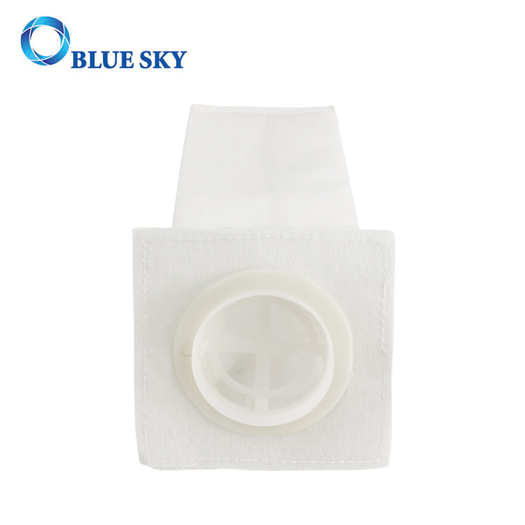 White Non-Woven Universal Exhaust HEPA Dust Filter Bag for Central Vacuum Cleaner Units