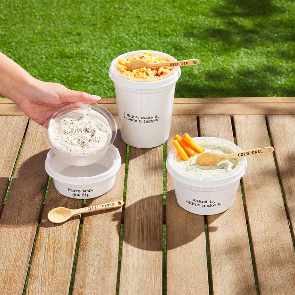 Two Piece DIP Bowl Set for Entertaining Guests