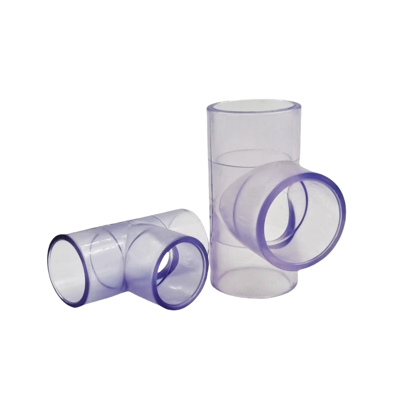 Transparent PVC Elbow Direct Tee Pipe Fittings for Smooth Flow