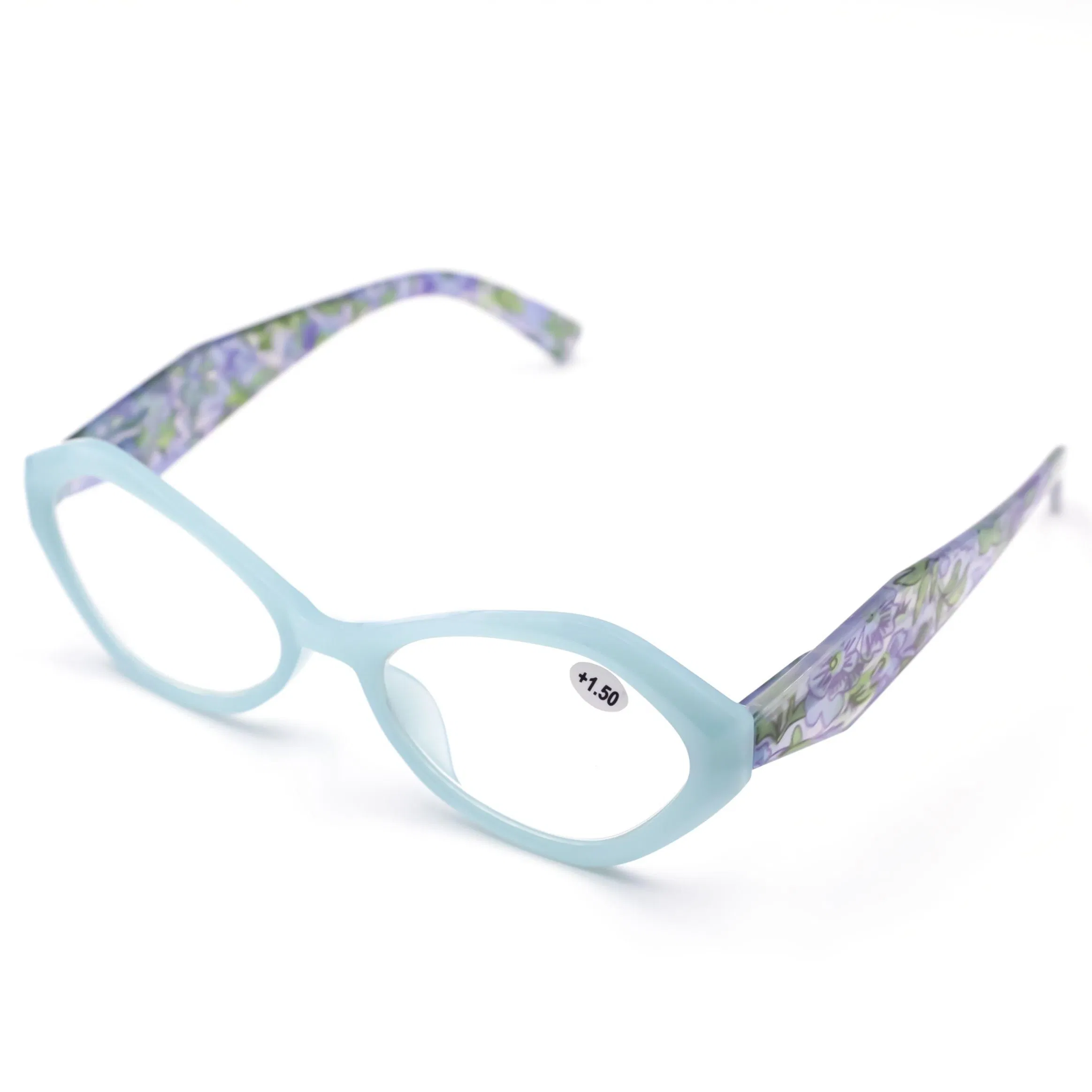 Trendy Pigeon Egg Reading Glasses with Vibrant Color Frames