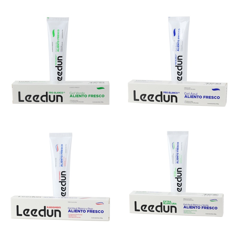 Private Logo OEM Manufacturer 100g Three Color Strip Toothpaste