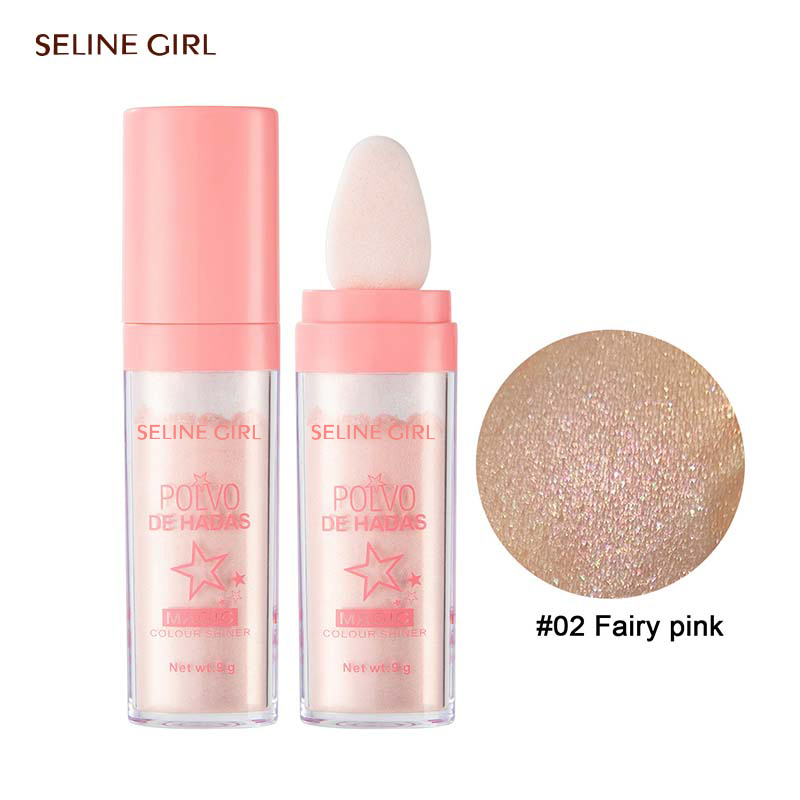 Seline Girl 9g Fairy Pink Shimmer Colour Magic Hair Glitter