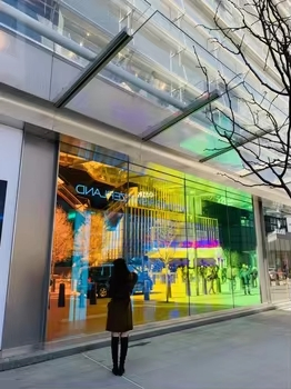 Outdoor LED Display Vanish Screen Wall Glass Window Advertising with Transparent LED Wall, LED Window