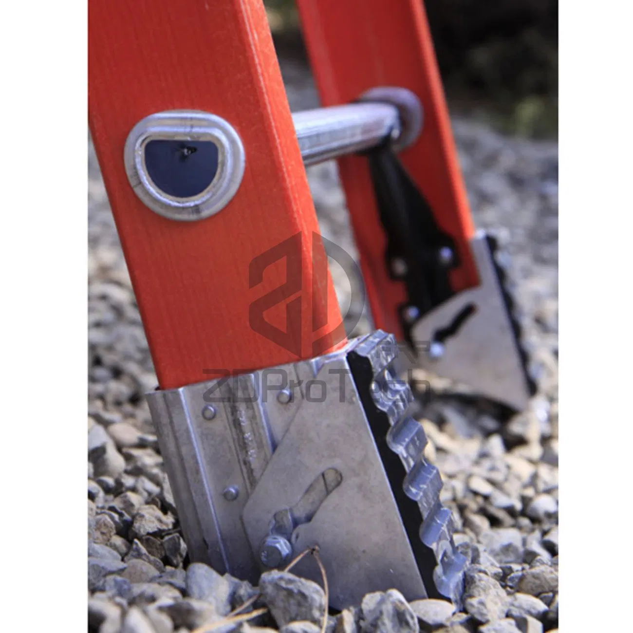 20FT Aluminum Step Fiber Glass R Rung Straight Ladder with Extension Fiberglass