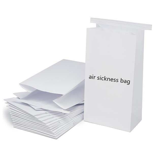 Disposable Outdoor Vomitin Air Sickness Plane Vomit Little Airsickness Paper Bags