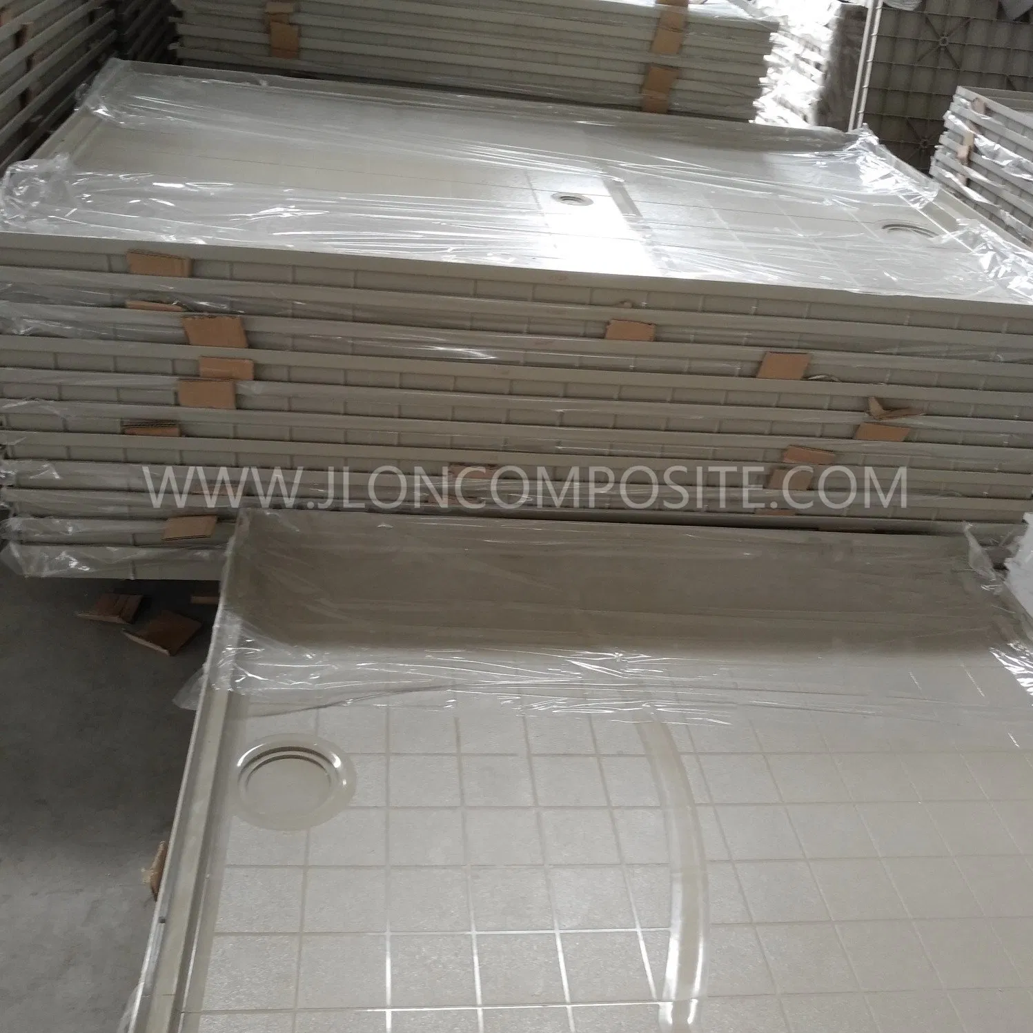 SMC Sheet Moulded by Compression Shower Tray