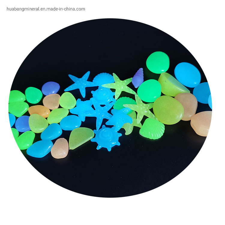 High Quality Resin Glow Stone in Dark for Garden with High Light