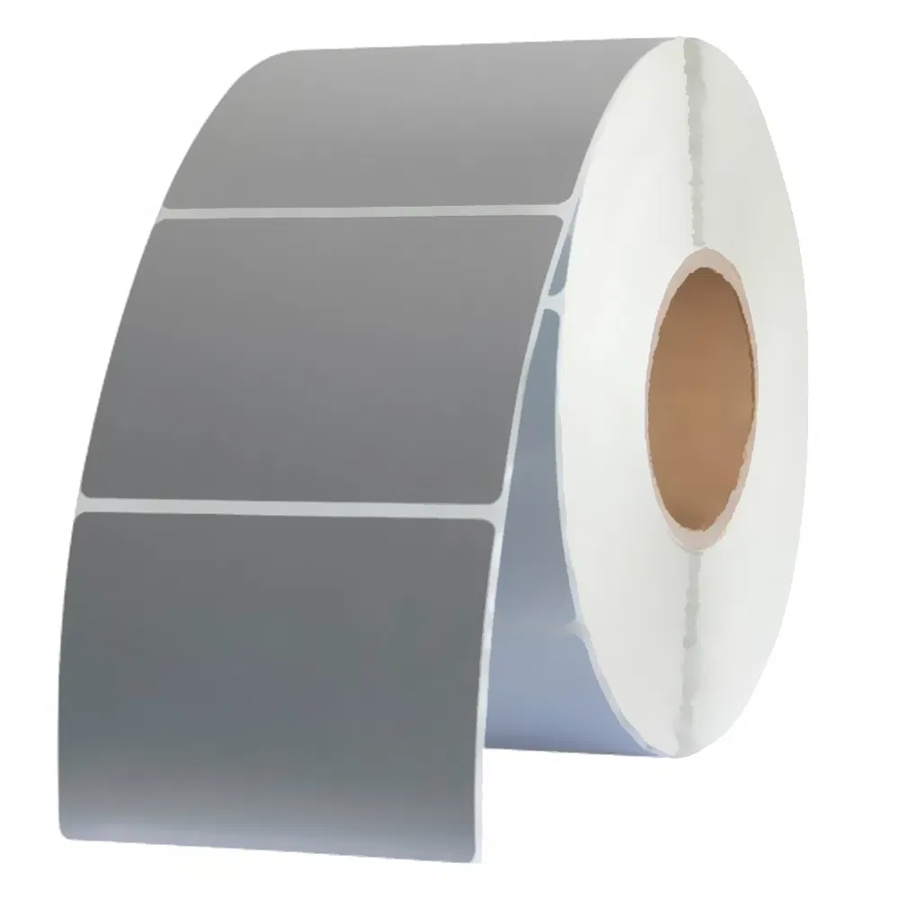 Self Adhesive Silver Label Packaging Label