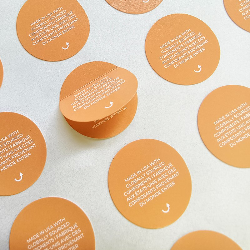 Custom Peal off Label Stickers for Cosmetic Products for Packaging