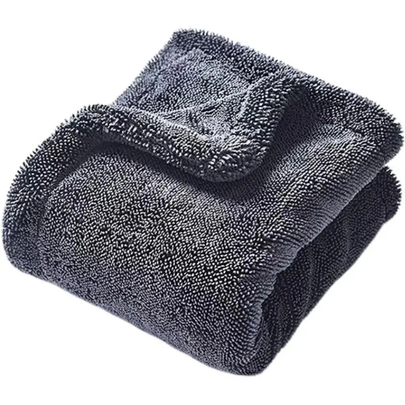 Pet Towel Microfiber Coral Double Side Thicken Car Wash Towels Soft Strong Absorption Kitchen Dish Cloths Cleaning Towel