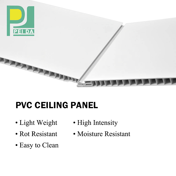 Hot Products Wood Cladding Wall Panel PVC Ceiling Panel for Institutional