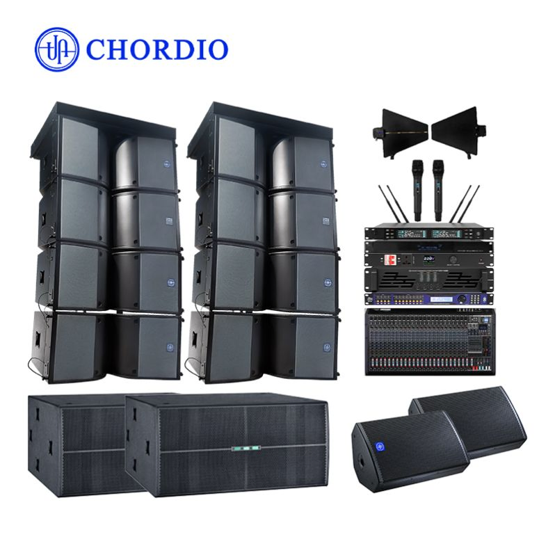 Factory Direct Wholesale Pricing Passive Speaker High Sound Pressure Level Line Array System for Music Stages