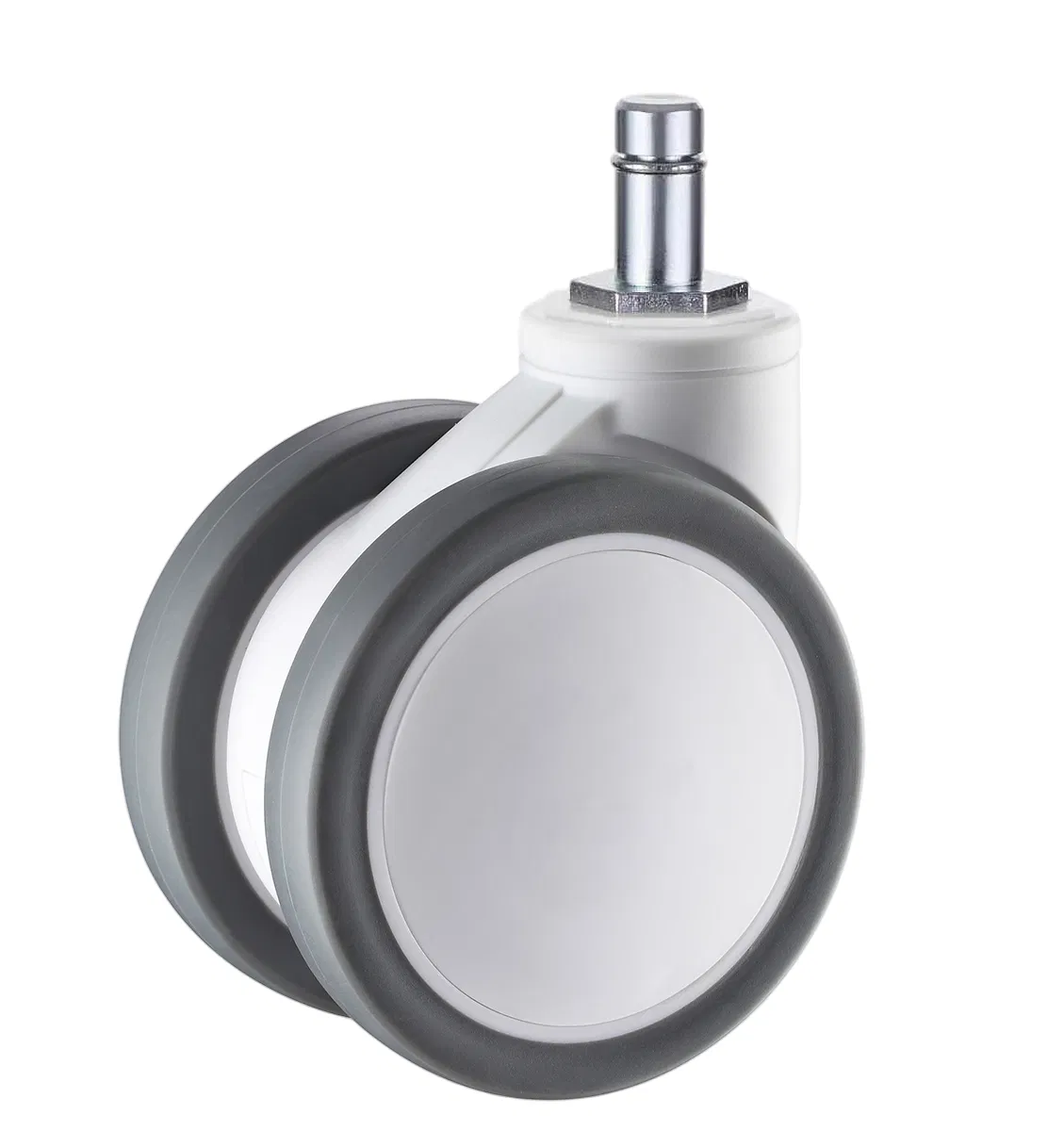 Silent Mobility Eco-Friendly Double Wheel Medical Caster for Healthcare Equipment