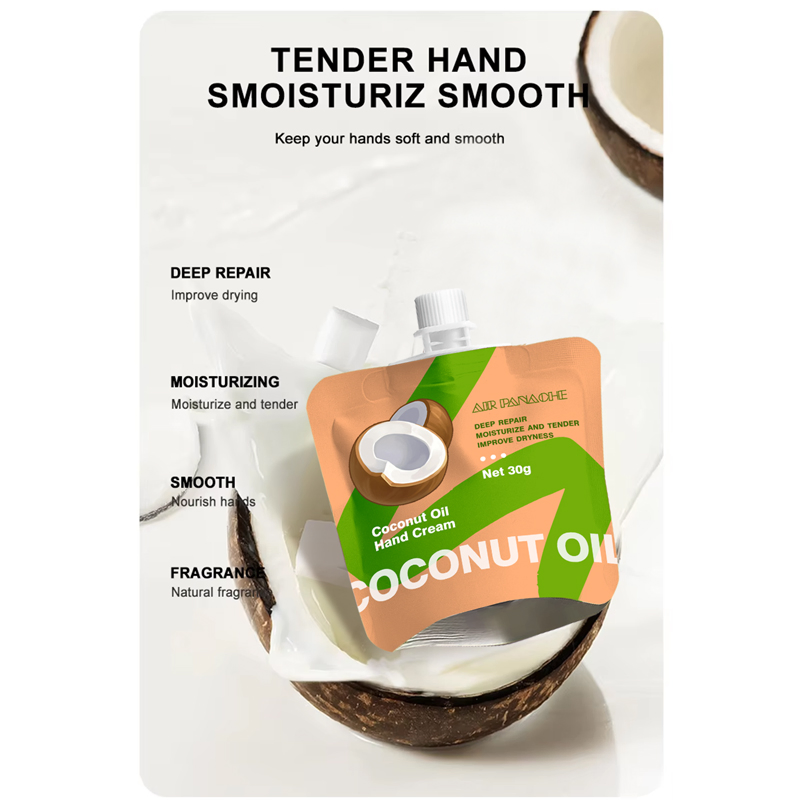 OEM Coconut Oil Hand Cream Moisturizing Freeze-Drying Hand Care Products Anti-Cracking Hand Cream