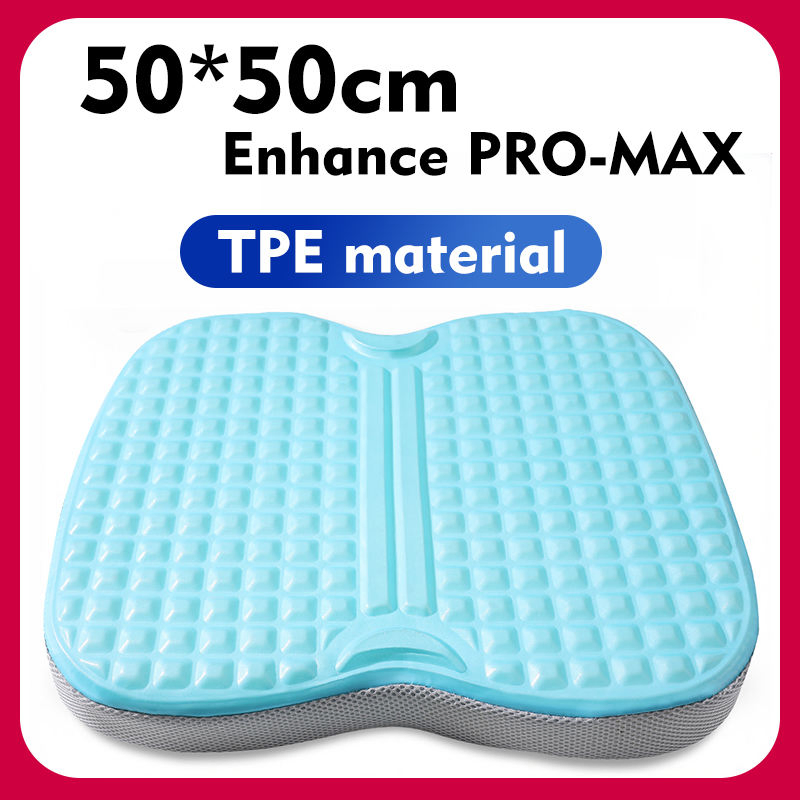 Breathable Honeycomb Car Seat Cushion Cool Summer Gel Seat for Office Chair