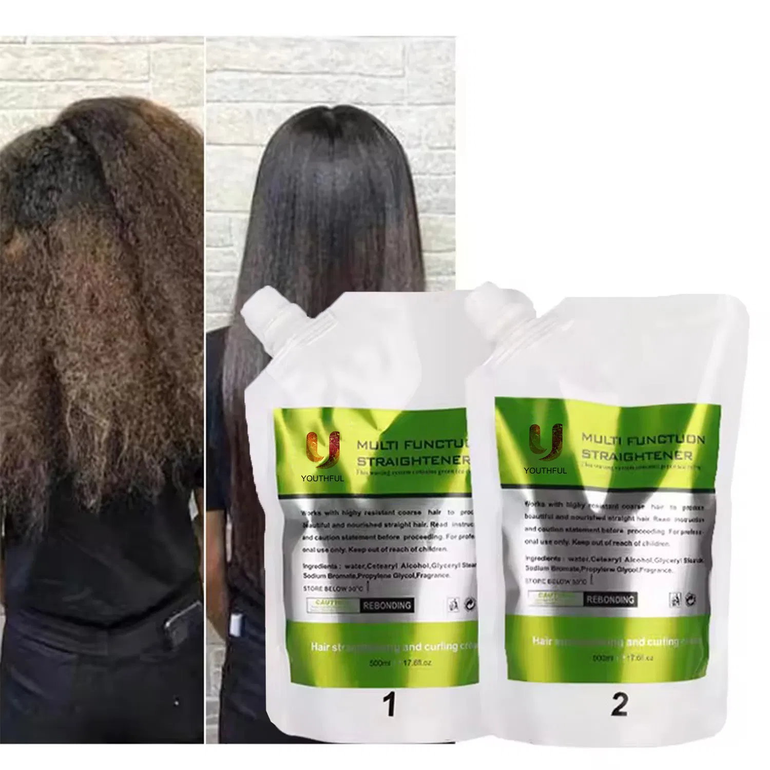 Salon Hot Sell Keratin Hair Treatment Rebonding Straightening Cream