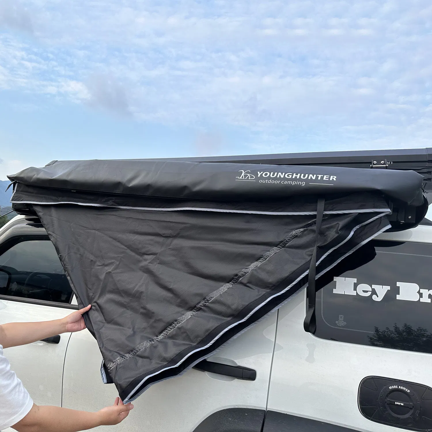 180 Degree Freestanding Cover Conditions Overland Vehicle Camping Car Side Awning