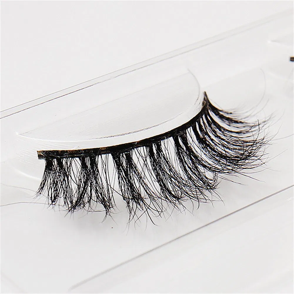 Volume Individual Eyelash 3D Natural Faux Mink Lashes Wholesale Full Strip Eyelashes