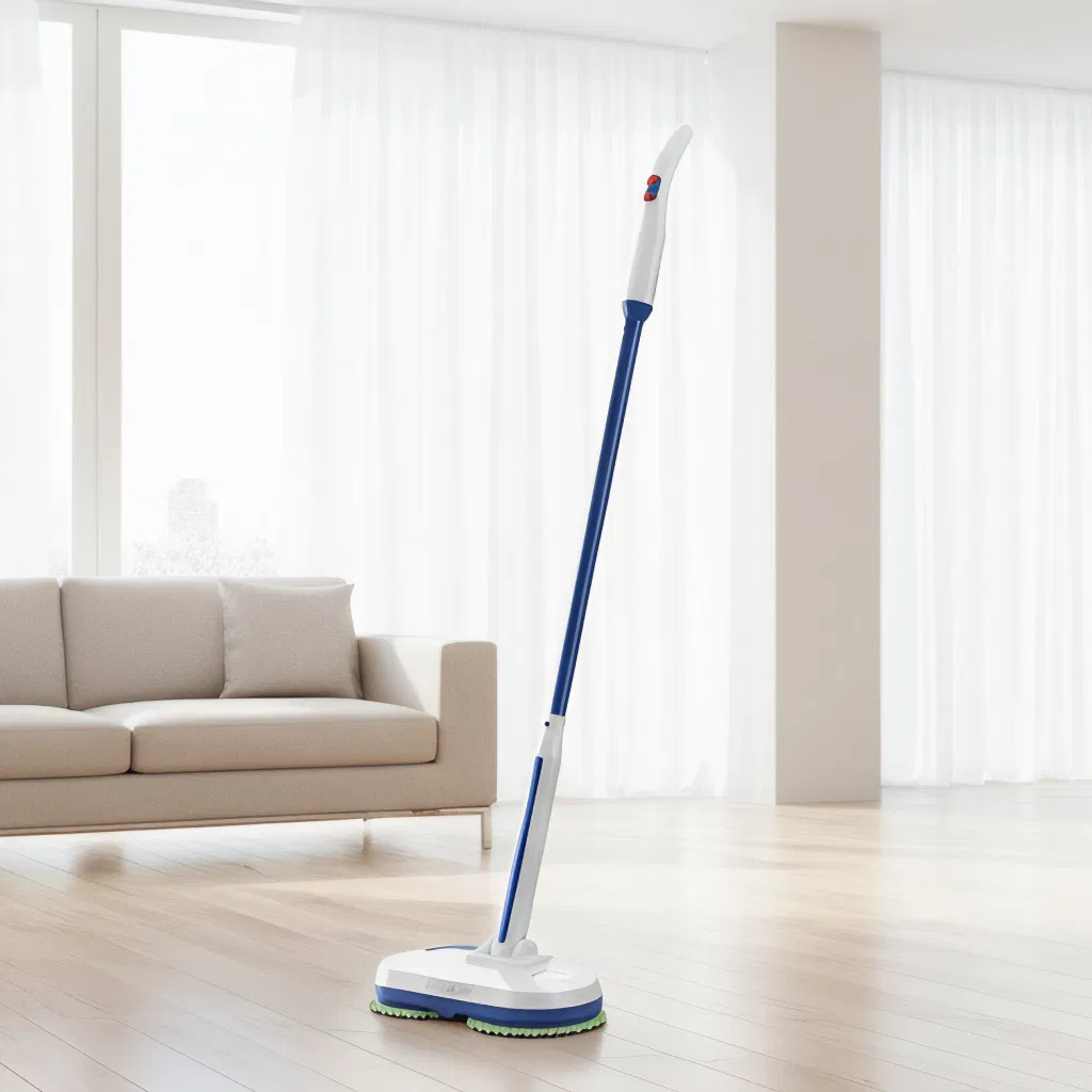 Cordless Electric Mop, Electric Spin Mop with LED Headlight and Water Spray Polisher for Hardwood, Tile Floors, Quiet Cleaning & Waxing