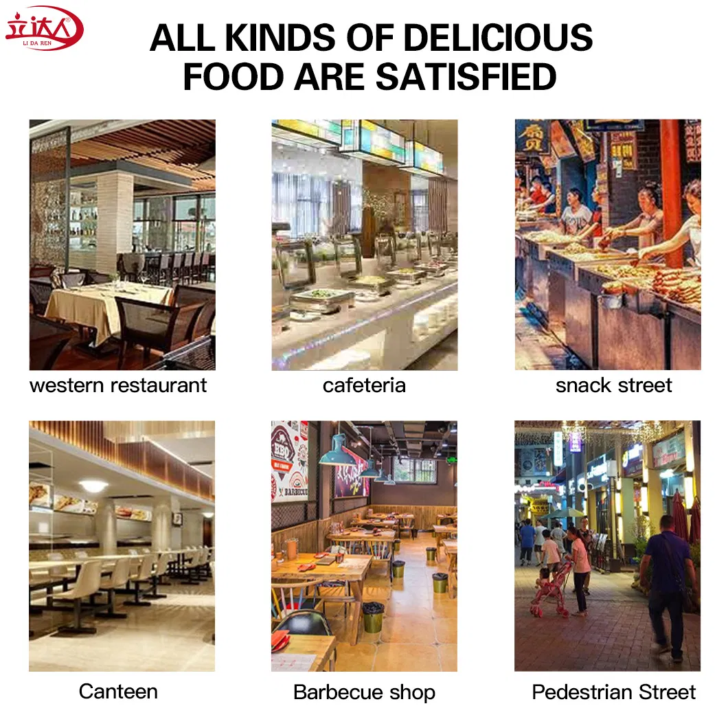 Ld-4zs Commercial 4 Heads Induction Cooktop 2000W 220V Waterproof