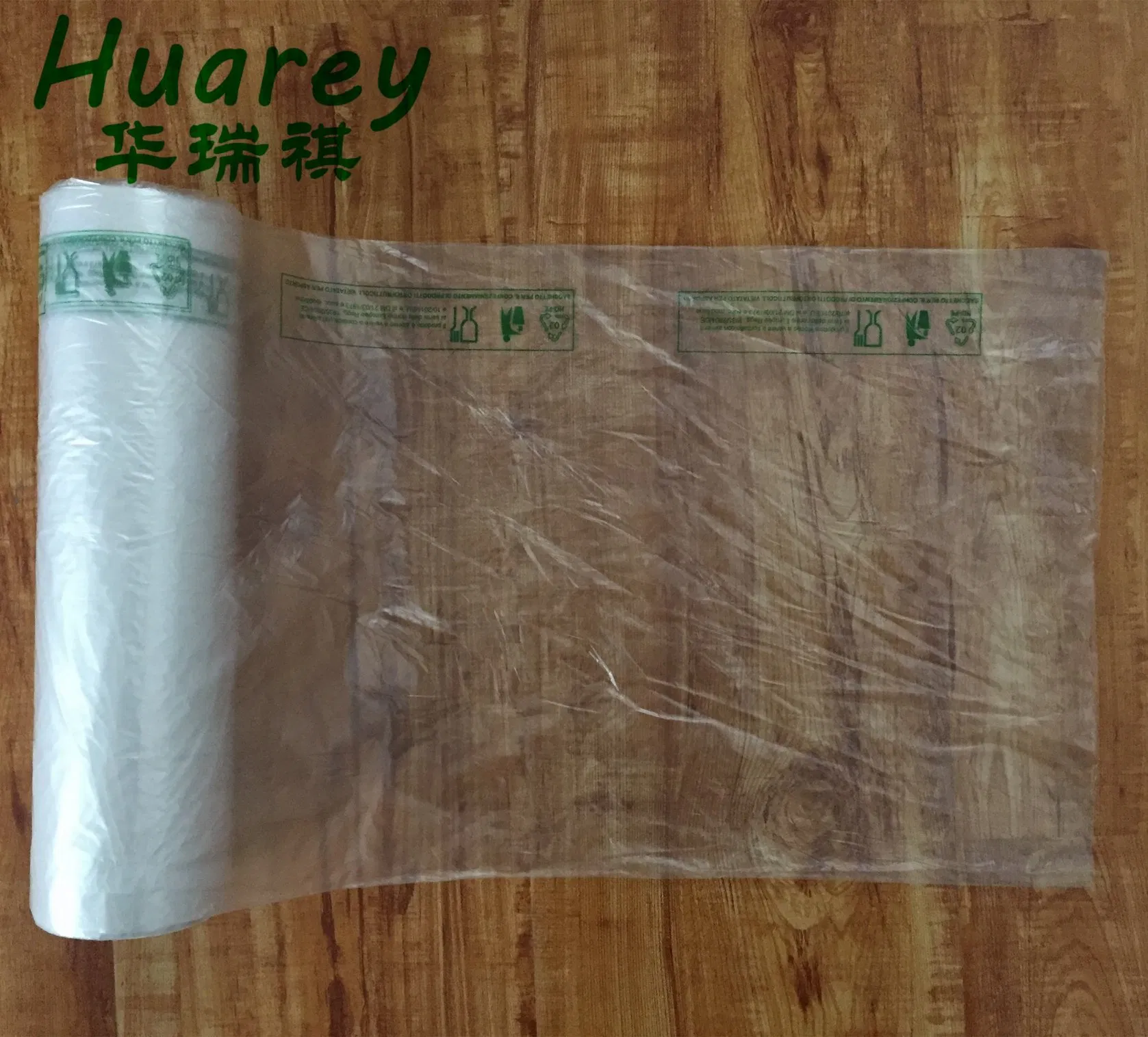 Supermarket Fruit/Vegetable Shop Store Plastic Produce Roll Bag