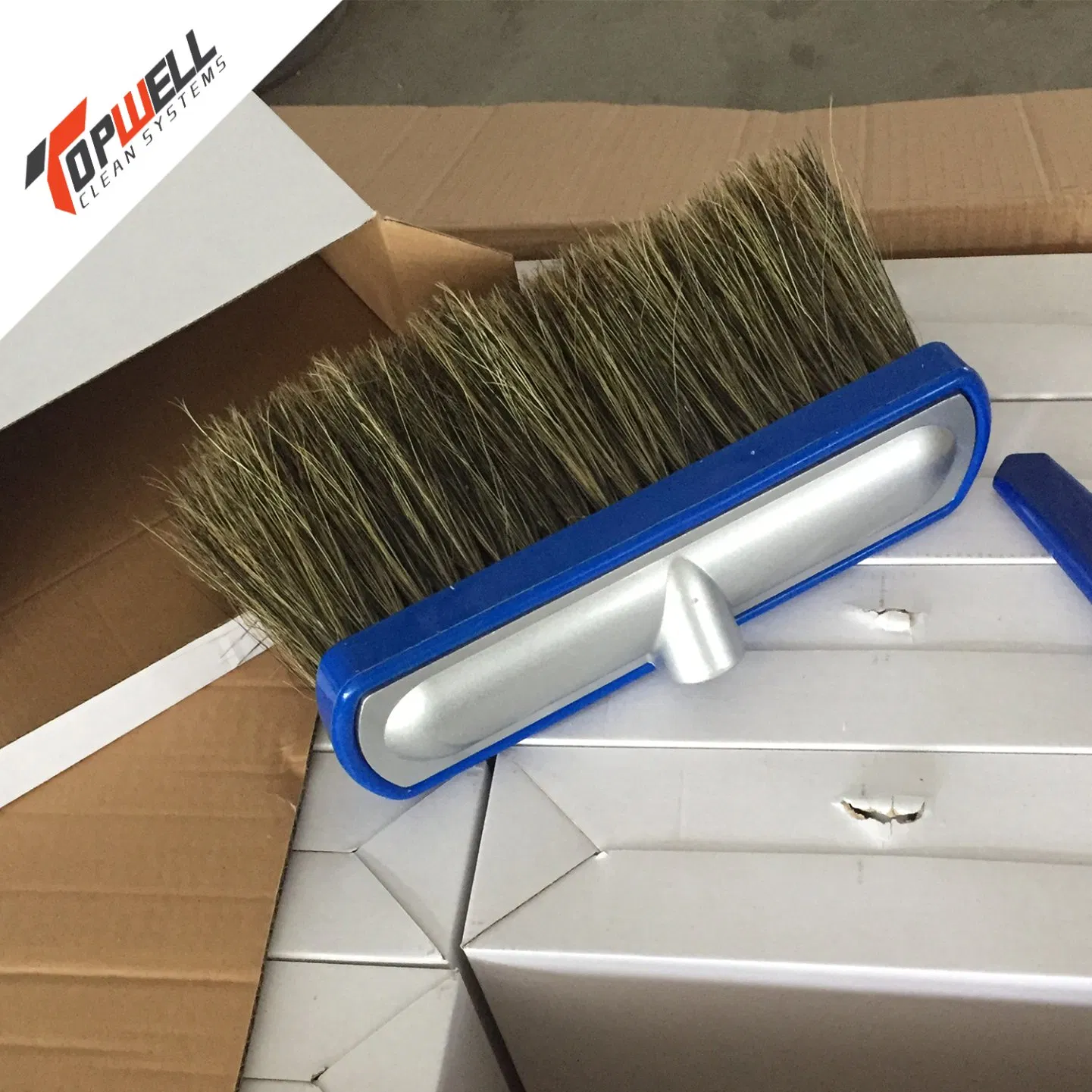 Щетка для мойки авто из натуральной щетины 110 мм