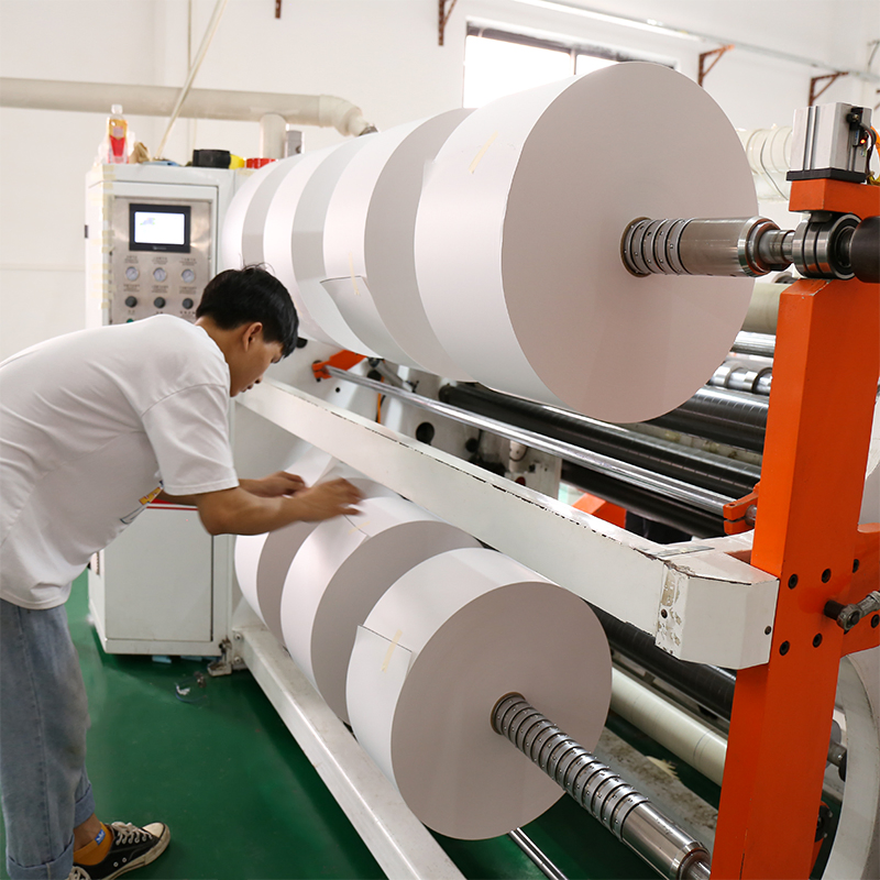 Thermal Paper Self-Adhesive Large Roll Material High-Quality 70g Top Thermal Paper Self-Adhesive Label