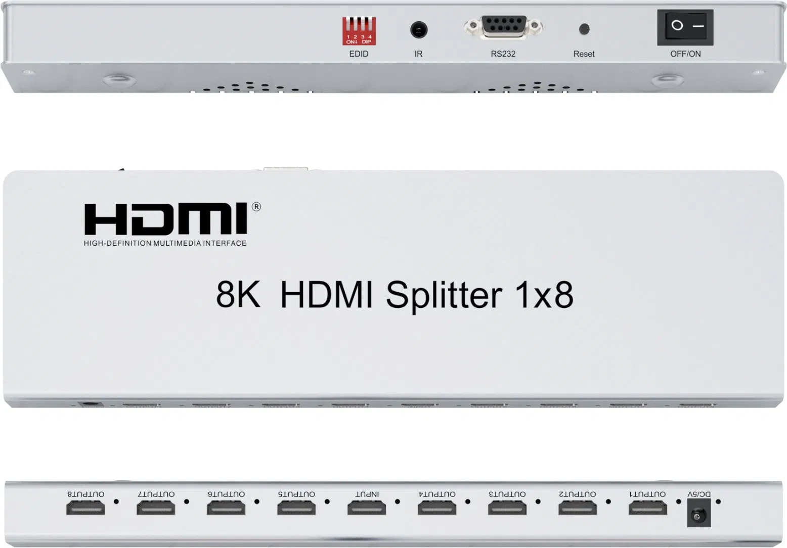 Разветвитель HDMI 1x8 8K