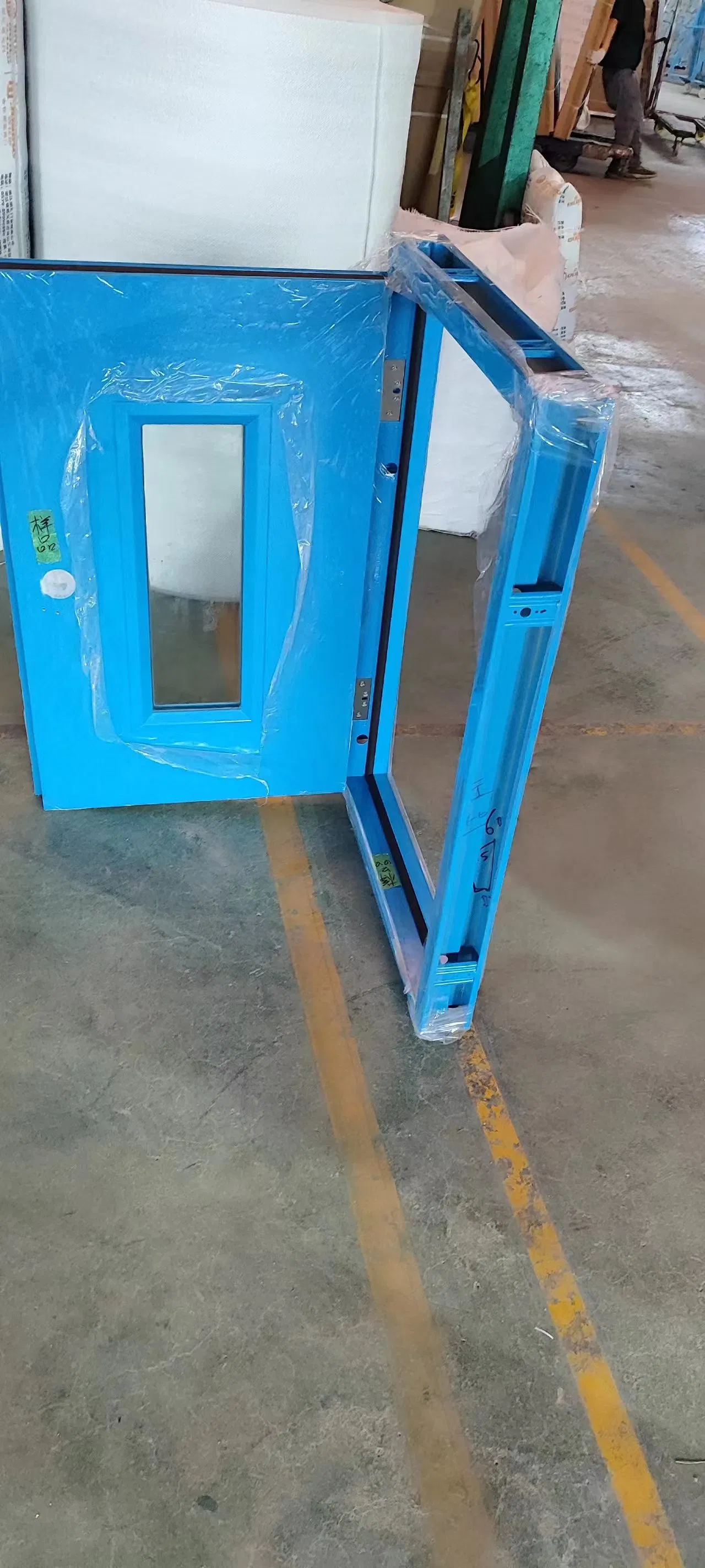 Fire Door Sample Show to Customer Customized Small Fire Rated Steel Doors for Project Display