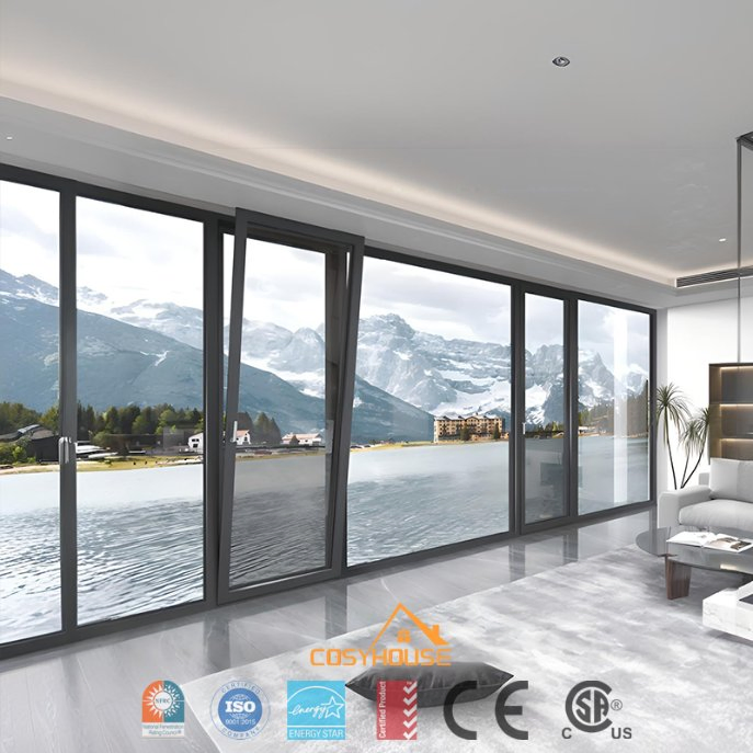 Commercial Aluminum Casement Window As2047 Nfrc Energy Star Standard Durable Windows for Projects