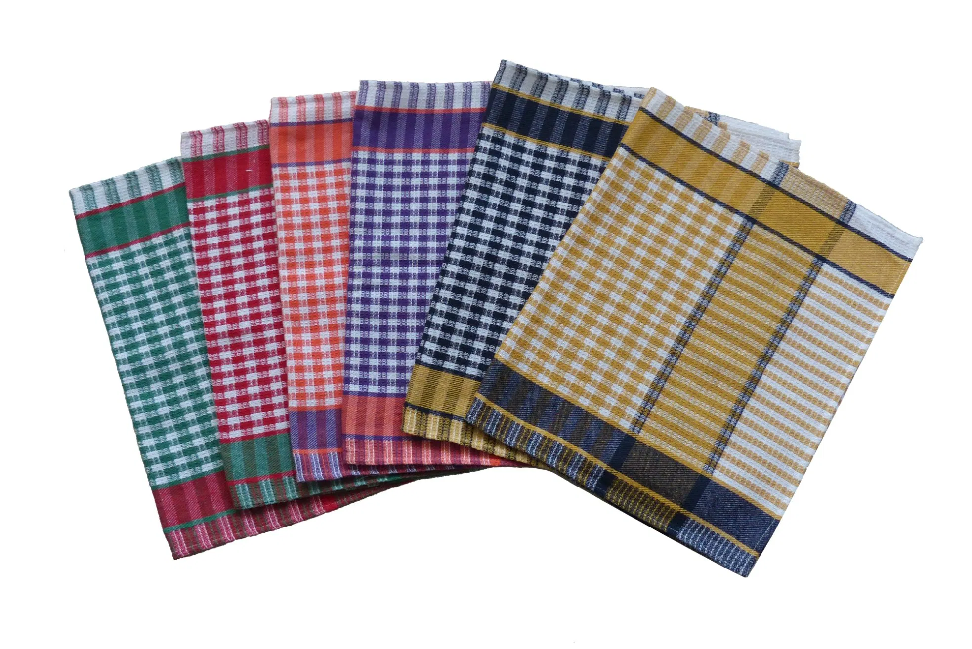 Pack of 6 Cotton Kitchen Dish Towels