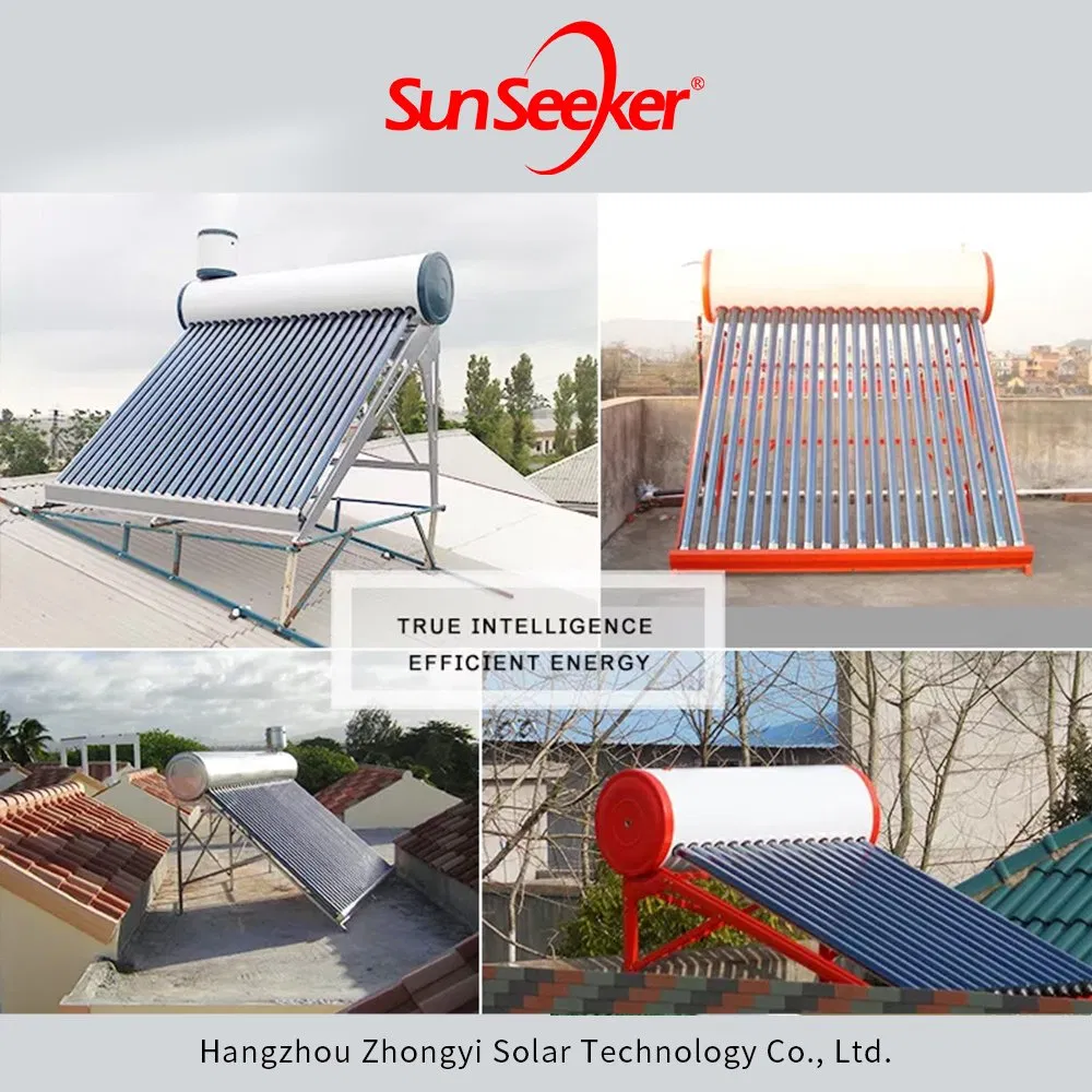 Zy-1na Series 80L High-Efficiency Compact Pressure Free Solar Water Heater
