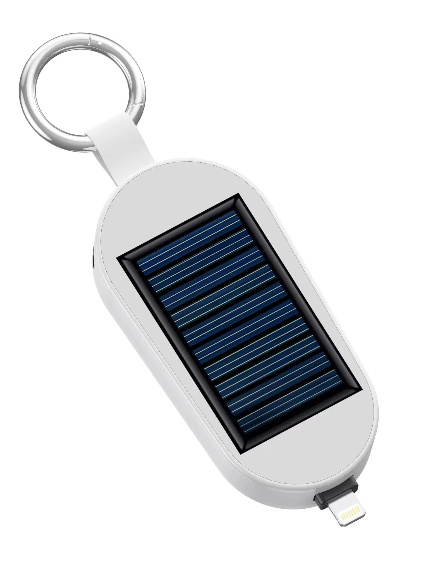 Portable Mini Solar Power Bank Keychain Watch Emergency Charging