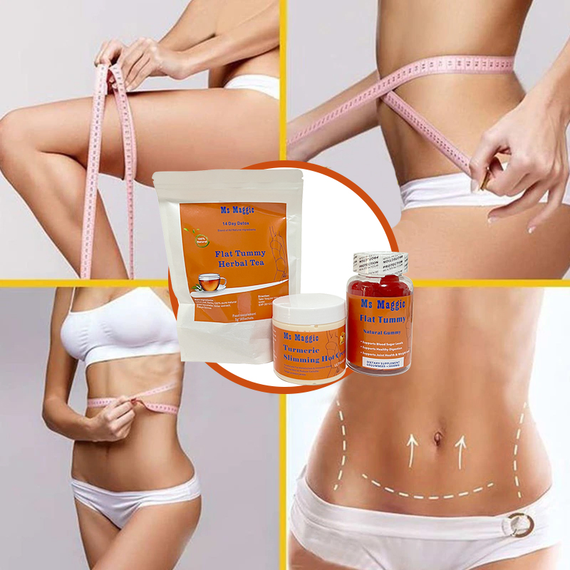 OEM Hot Slimming Cream Flat Tummy and Weight Loss Gummies Fast Slimming Tea Fat Burning for Women
