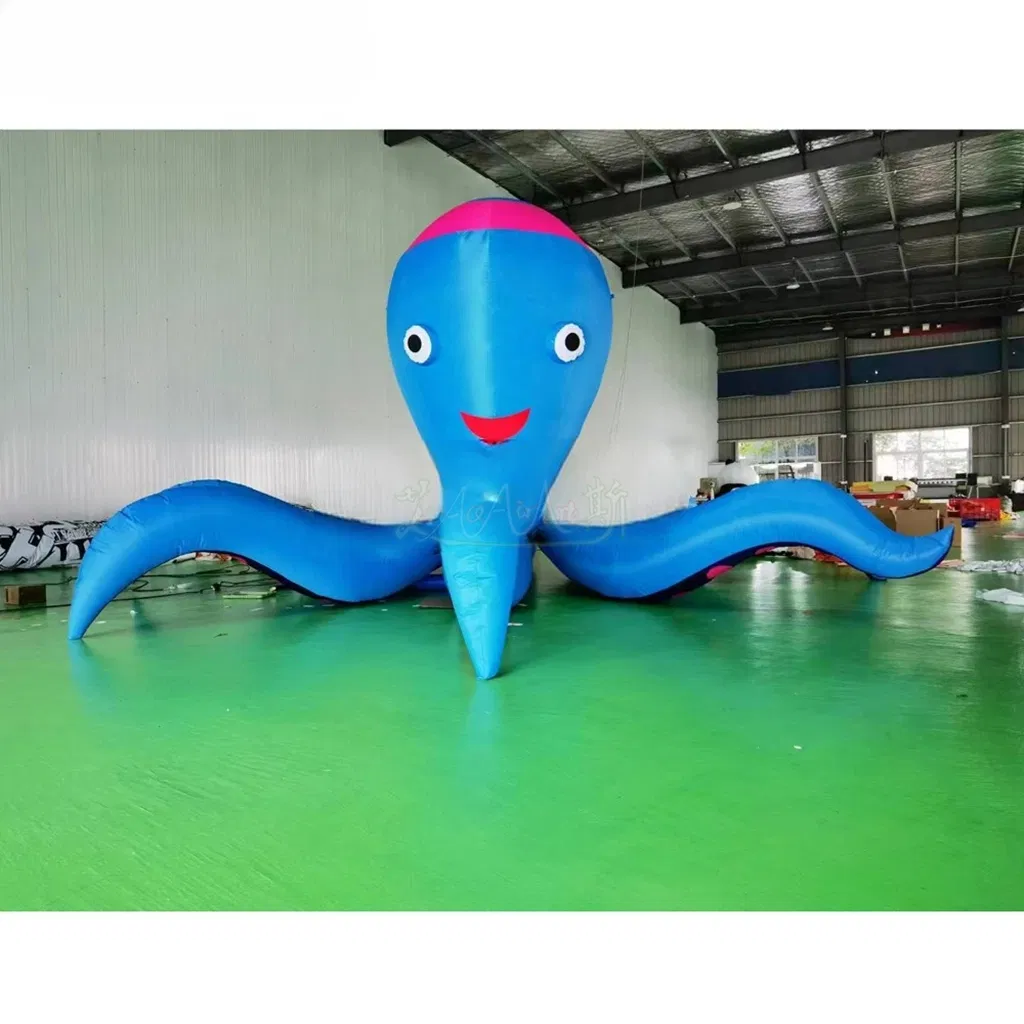 Giant Inflatable Octopus with LED Lights for Stage Event Party Nightclub Decoration