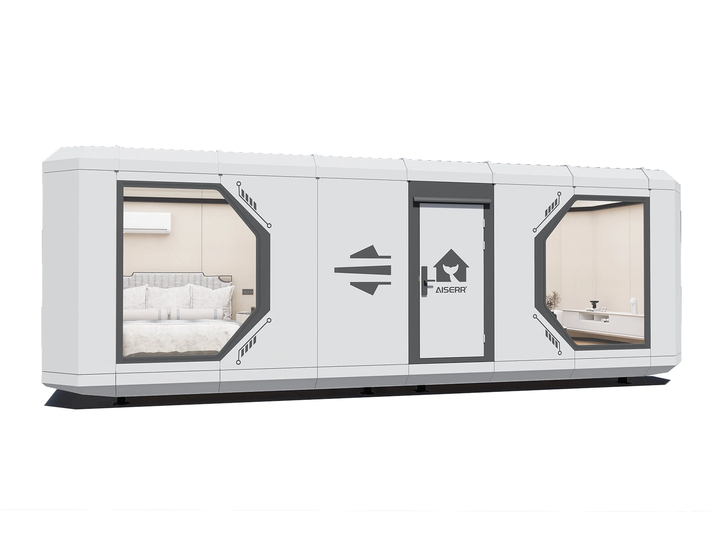 Tiny Modular Movable House for Resort Homestays with Space for Two People