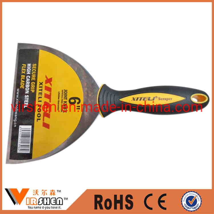 High-Quality Rubber-Plastic Handle Stainless Steel Plastering Trowel
