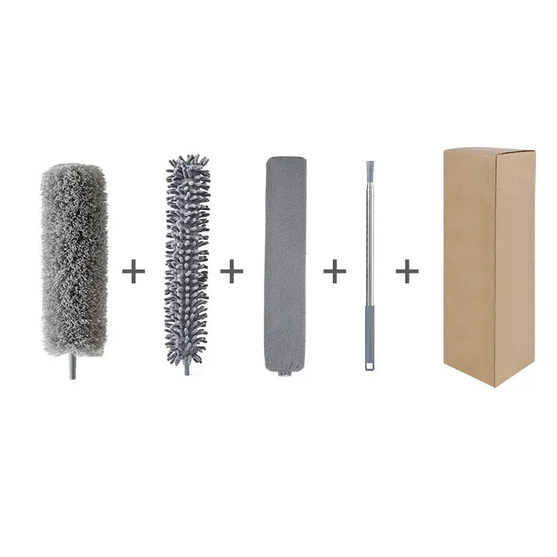 Home 4PCS 2.5m Handle Room Cleaning Dust Brush Detachable Feather Dusters