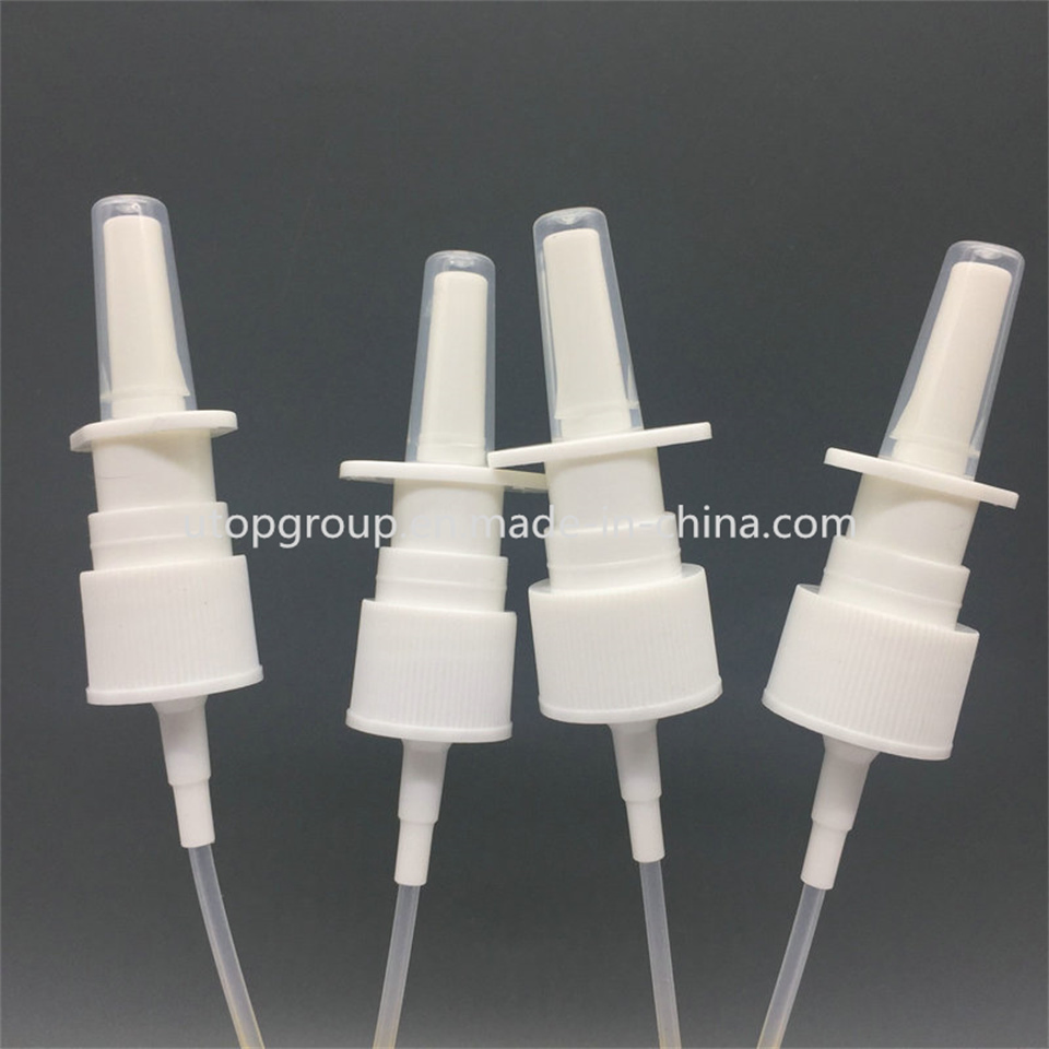 White & Black Fine Plastic 18mm 20mm Pump Sprayer for Nasal Mist Lids Bottle Caps & Closures