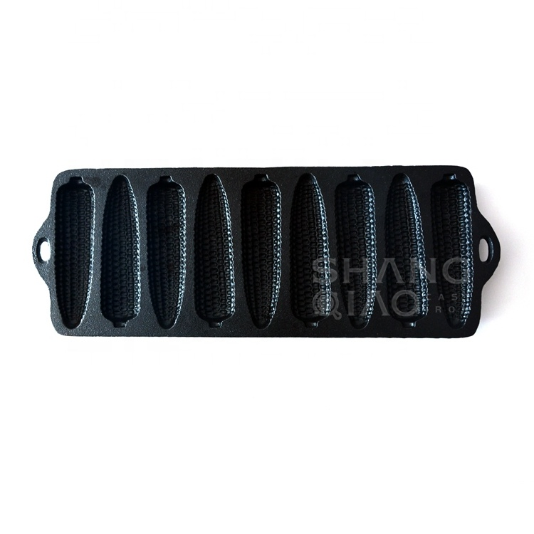 Heavy Duty Corn Shaped Baking Pan Baking Tray Mini Cake Pan Corn Bread Mold Cast Iron Pastry Maker Cast Iron Baking Pan