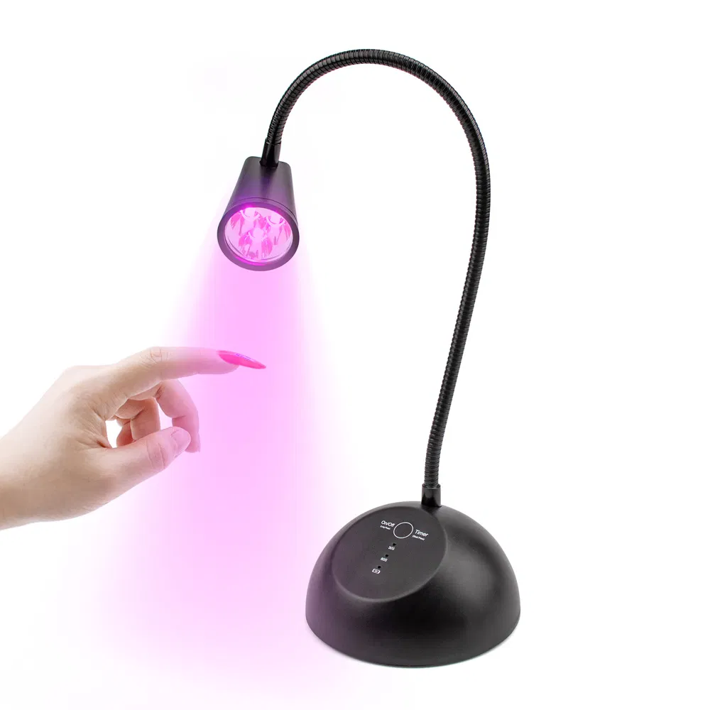 Portable Desktop Lotus Desk Lamp UV Lamp Focused Beam USB Rechargeable Nail Lamp Cordless Mini battery 18W Cordless UV LED Nail Lamp for Curing