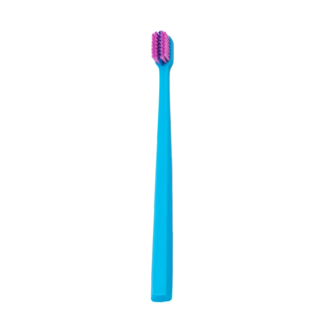 Hot Sale Colored Ultra Soft Bristle Toothbrush V Shape Orthodontic Plastic Toothbrush for Home Use
