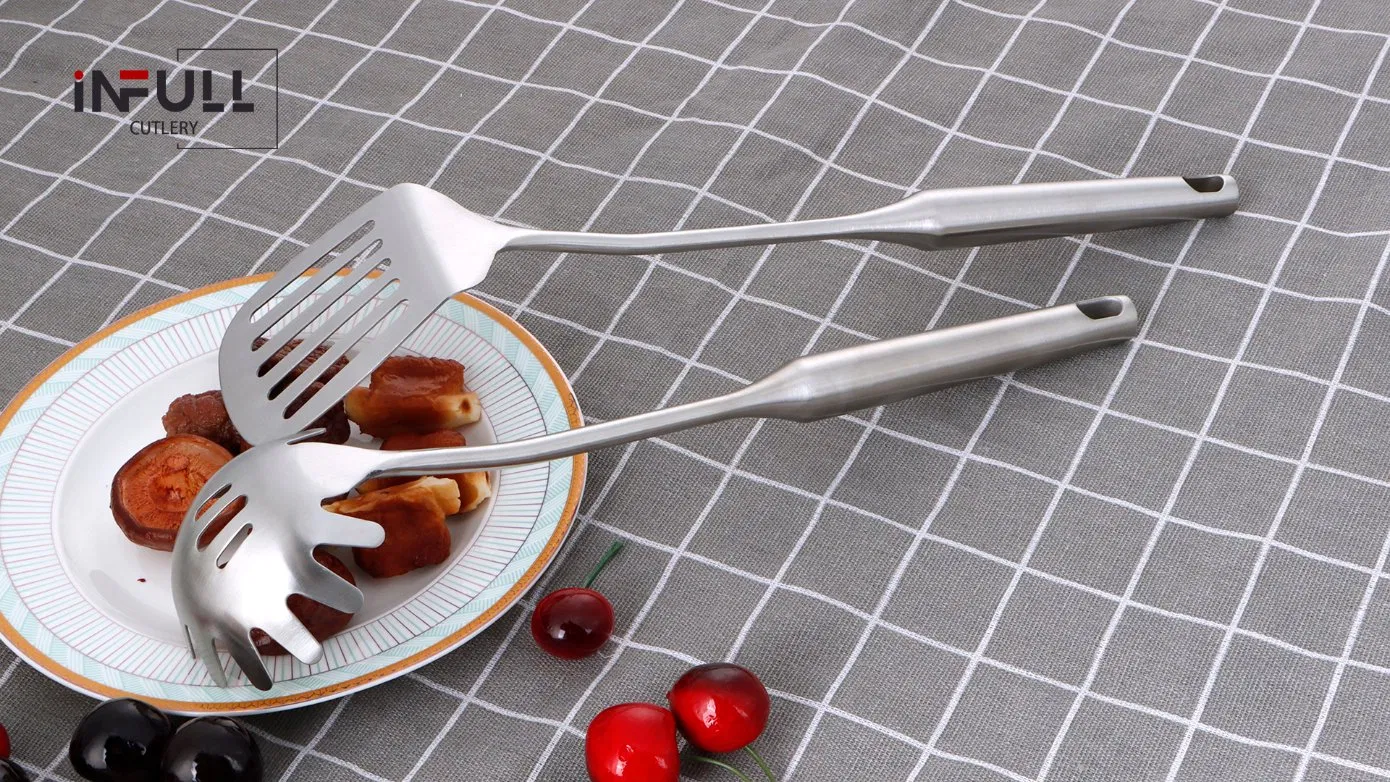 Satin Stainless Steel Cooking 6PCS Kitchen Utensils Set